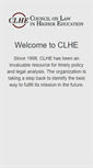 Mobile Screenshot of clhe.org